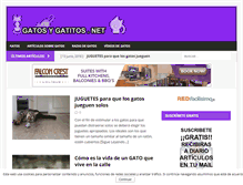 Tablet Screenshot of gatosygatitos.net